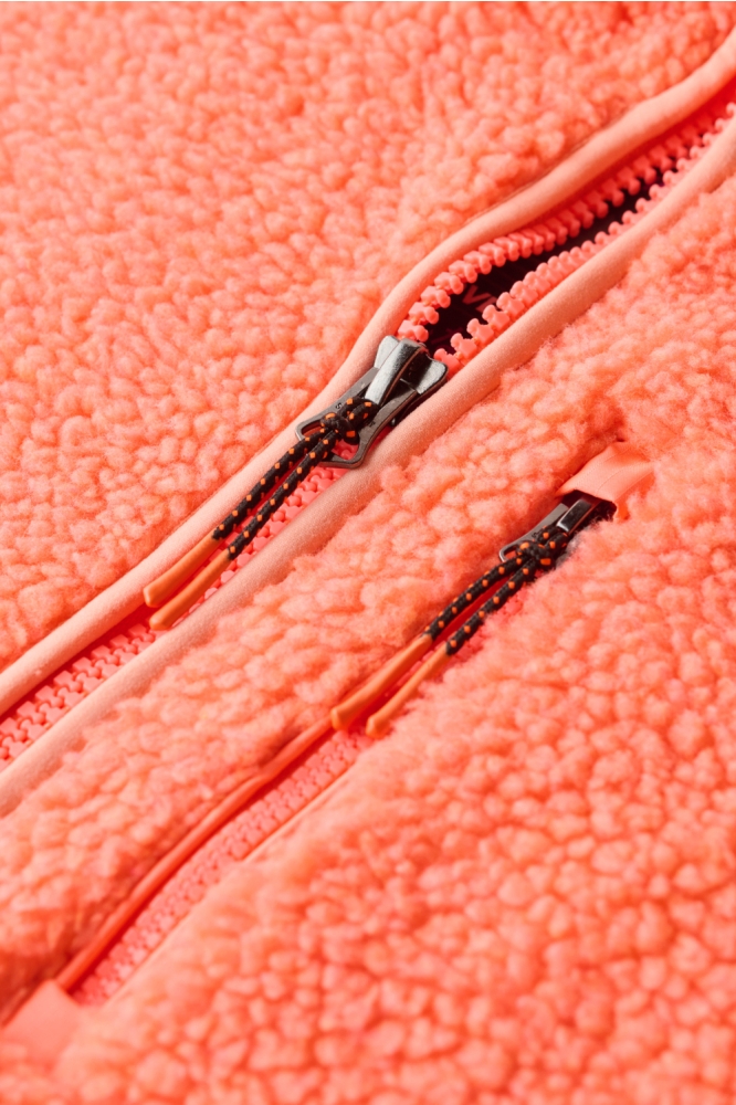 OUTDOOR HALF ZIP FLEECE W2012341A PASTELLINE CORAL